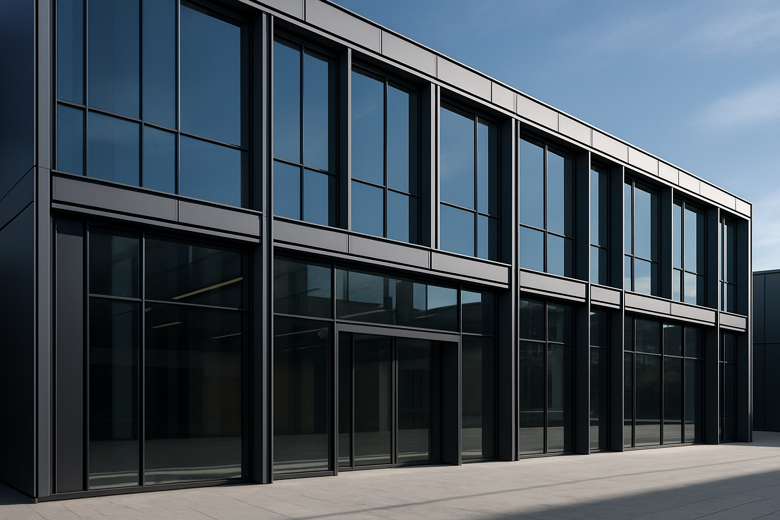 Modern building facade