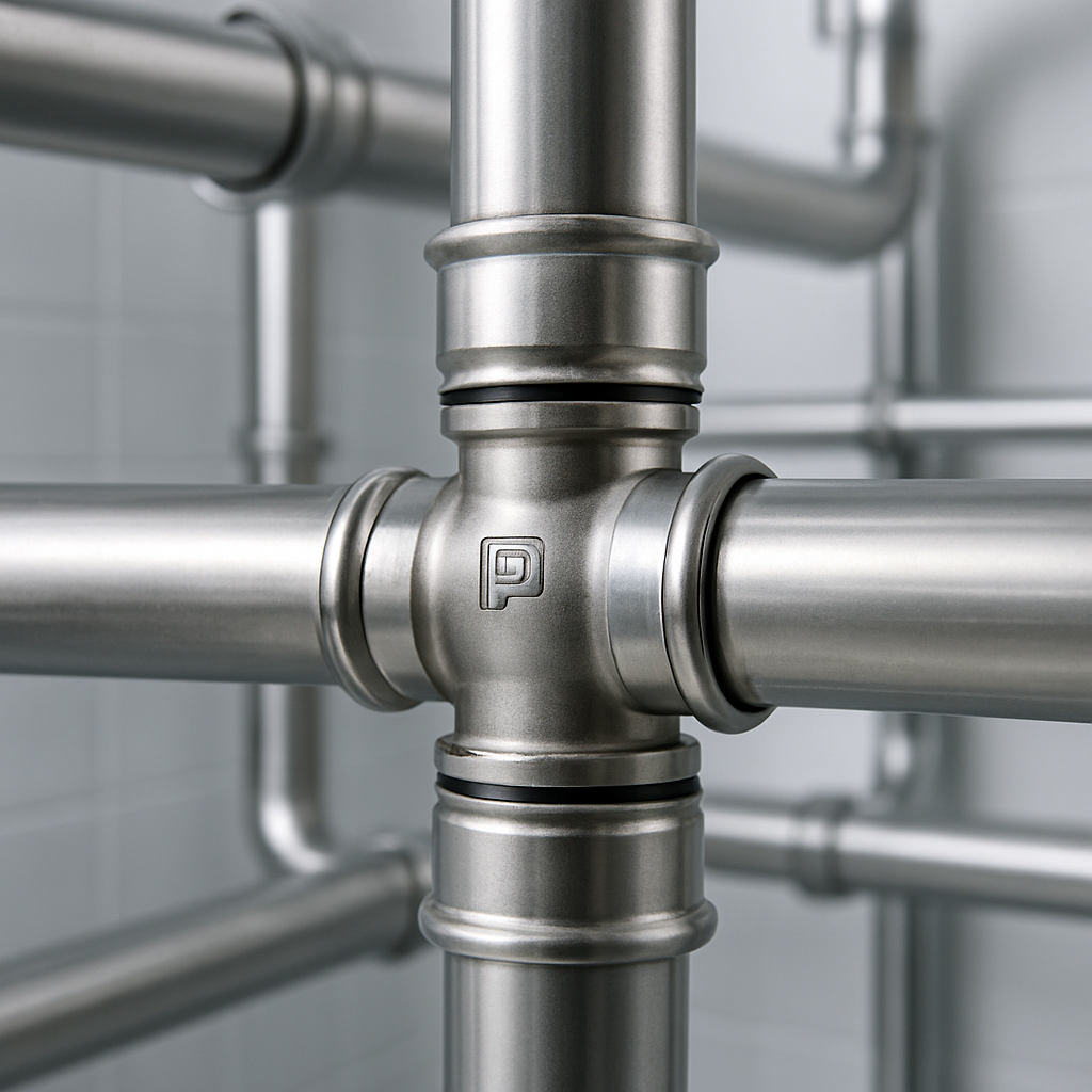 Press coupling tube system