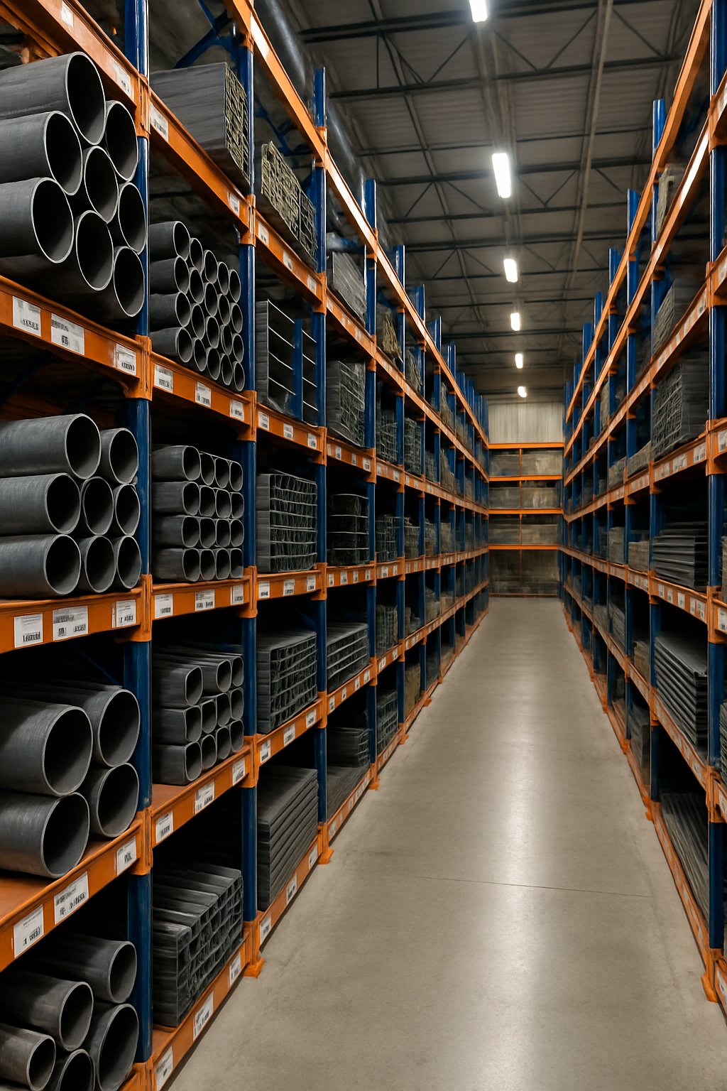 Organized stock management racks